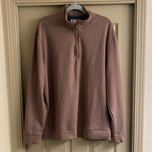 C&C California Men's Brown Zip-Up Sweater